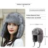 Plush Hat for Winter Cold Protection and Warmth, Padded and Thickened Ear Protection Hat, Outdoor Leisure Warm Hat