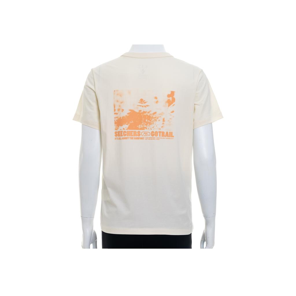 Skechers Sports Life Outdoor Simple Letter Casual Comfortable Knitted Round Neck Breathable Short Sleeve T-Shirt Women T-Shirts L324W029-00NA