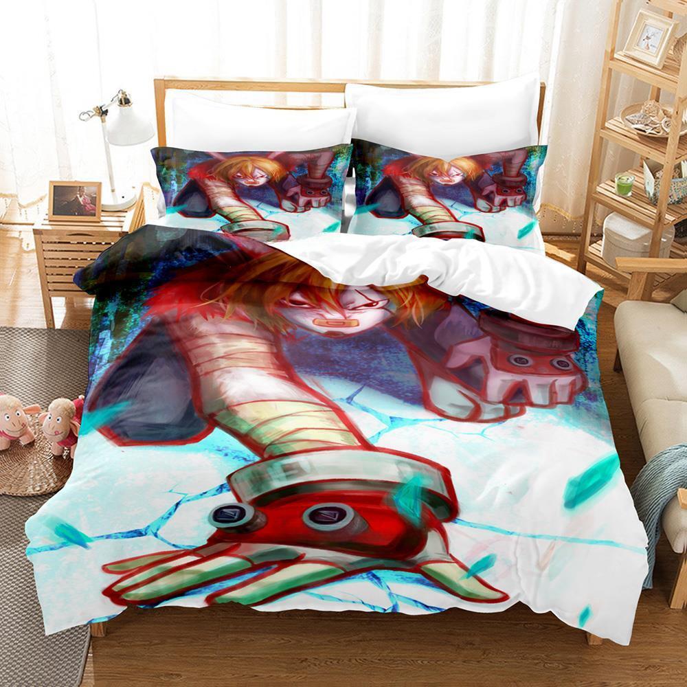 Fashion 3d Print Summer Wars King Kazma Bedding Set Cartoon Anime Three-piece Set Adult Kid Bedroom Duvetcover Sets Home Textile