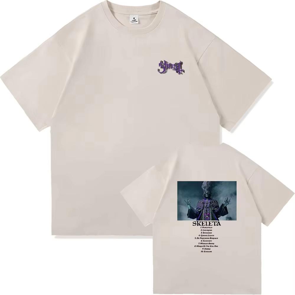 Tričko 2025 Nové album Móda Pánské Dámské Oblečení Harajuku Unisex Vysoce Kvalitní Topy Bavlněná Trička pro Fandy Dárky