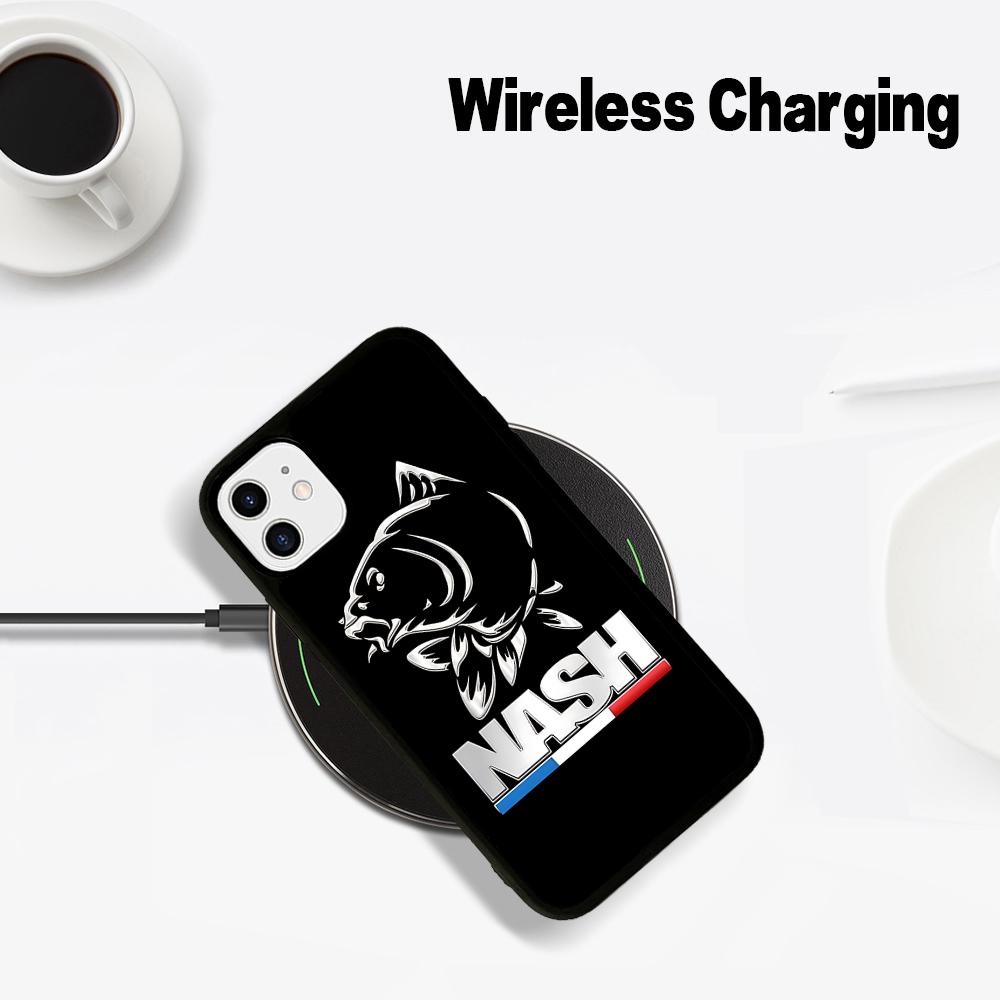 Nash Fishing Logo Phone Case Phone Case For IPhone 16 14 13 12 11 15 Pro Max For Magsafe Magnetic Wireless Charging Cover
