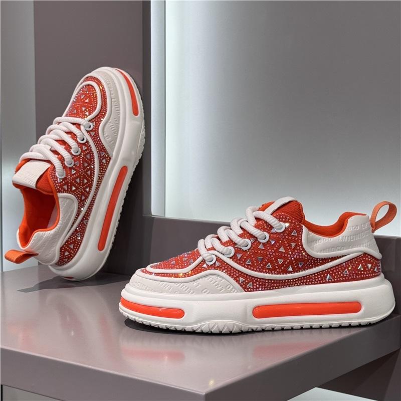 Shoes Hot Diamond Spring and Summer New Mesh Breathable Platform Sneakers Star Hugh Dl