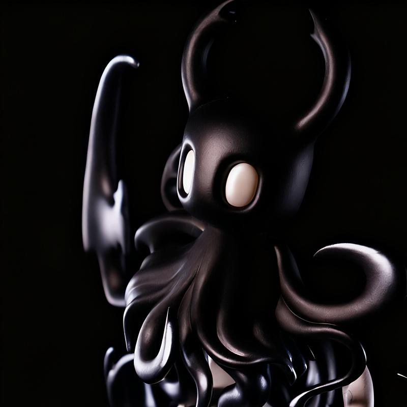 Jet-Black Octopus Plush Doll | Anime PVC Figure for Home Decor, Holiday Gift for Christmas Halloween, Manga Collectible
