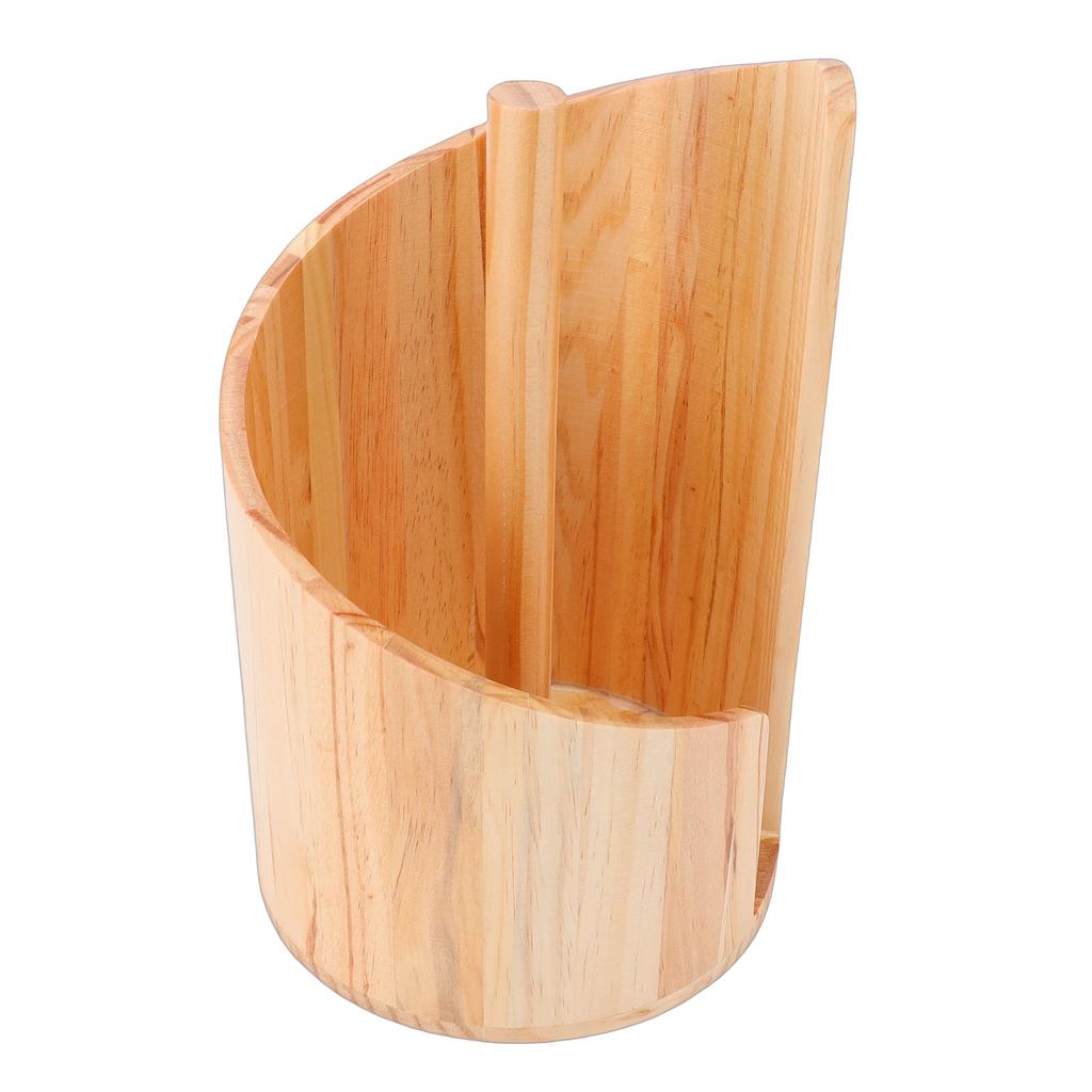 Mountain Paper Towel Holder Wooden Countertop Freestanding Paper Towel Roll Holder Stand for Kitchen Bathroom