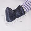 Cast Foot Warmer Cast Sock Lace Up Design Comfortable Thickened Keep Warm Foot Cast Toe Cover Sock For Leg Ankle Foot