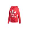 Originals Women's Core Pink Trefoil Logo Hooded Sweatshirt DH3136