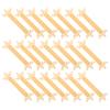 25Pcs Xmas Napkin Buckles Snowflake Design Paper Napkin Rings for Christmas Table Decor Holiday Party Dinner Table Decors