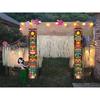 2x Door Banner Wall Hanging for Hawaiian Luau Beach Party Tropical Party