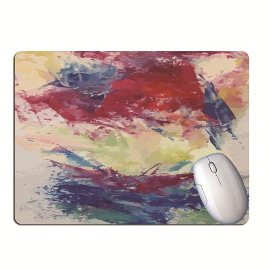 Podložka pod myš Creative proti vyblednutí Hladký povrch olejomalba Mraky Podložka pod zápěstí pro notebook