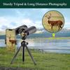 Portable Hd Zoom Binocular Folding Mini Telescope New Telescope  Outdoor Camping Sports Supplies