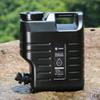 12L Water Storage Container Leak-Proof Water Dispenser Carrier Large Capacity Water Container Jug for Vehicle Car Camping