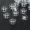 10/20Pcs Transparent Bobbins Spool Sewing Plastic Empty Spool Bobbins for Home DIY Apparel Sewing Accessories Sewing Supplies