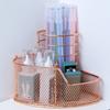 Multi-purpose Mesh Metal Pen Holder Decorative Pen Holder Stylish Makeups Display Holder for Ideal for Dresser Counterto