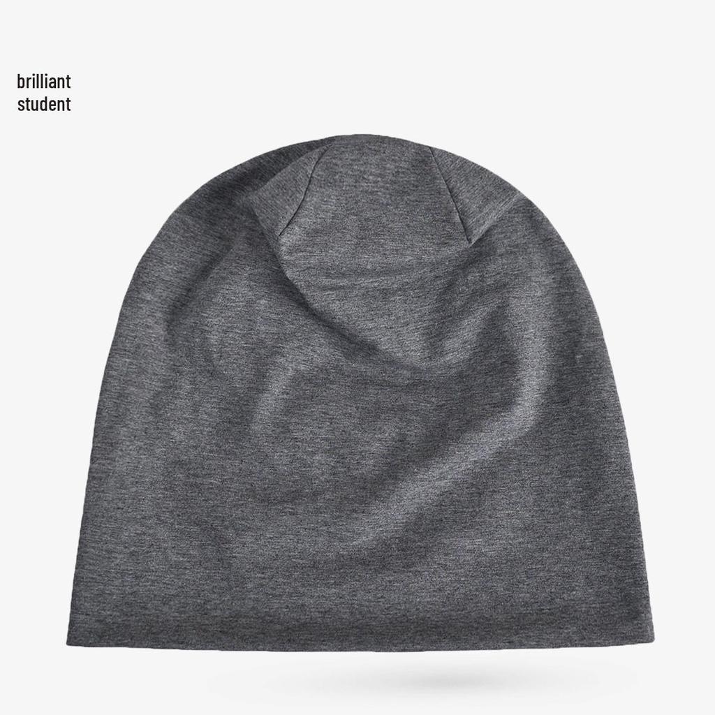 Versatile Cotton Beanie: Thin, Cuffed, Plain Style for Men & Women