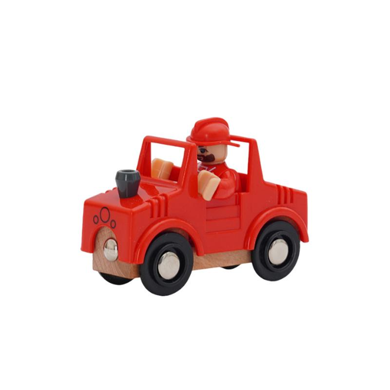 New Wooden Multifunctional Magnetic Car Scenery Car Toy For Kids Compatible with Thomas Wooden Train Track