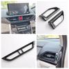 For Toyota VELOZ   ABS Carbon Fiber Front Center Dashboard AC Air Outlet Vent Frame Cover Trims Car Styling Accessories