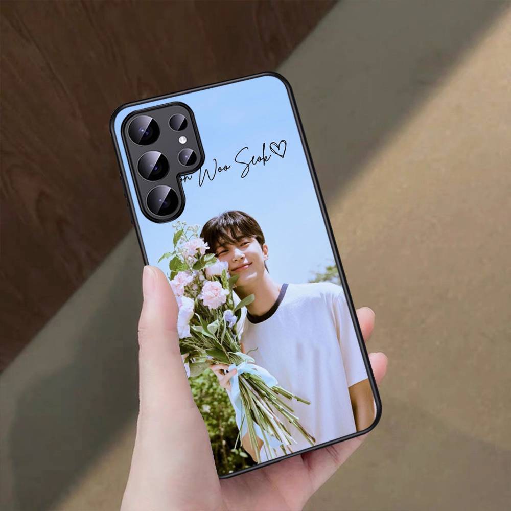 Byeon Woo Seok Phone Case For Samsung S 24 fe 25 Ultra plus 20 lite 21 30 22 23 24 22 Ultra 5G Fundas