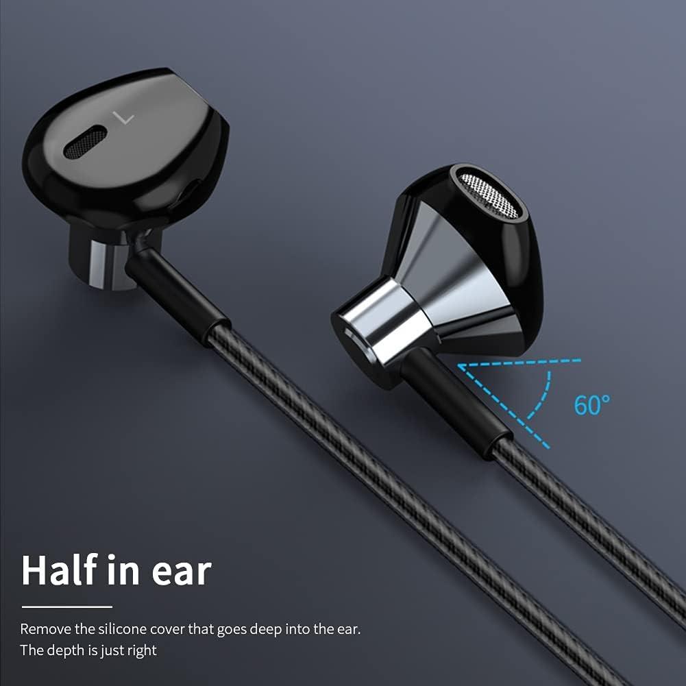 USB Headphone Interface Upgrade, 2.5M Durable Cable, Wired Control Headphones with Microphone