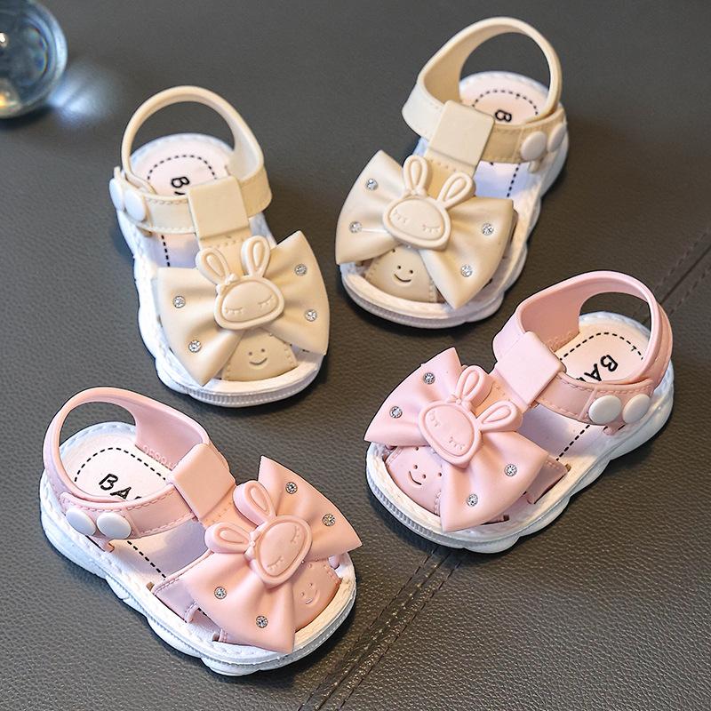 Σανδάλια για κορίτσια Καλοκαιρινά παπούτσια για νήπια Baotou 0-3 ετών Αντιολισθητικά, μαλακή σόλα, για το σπίτι