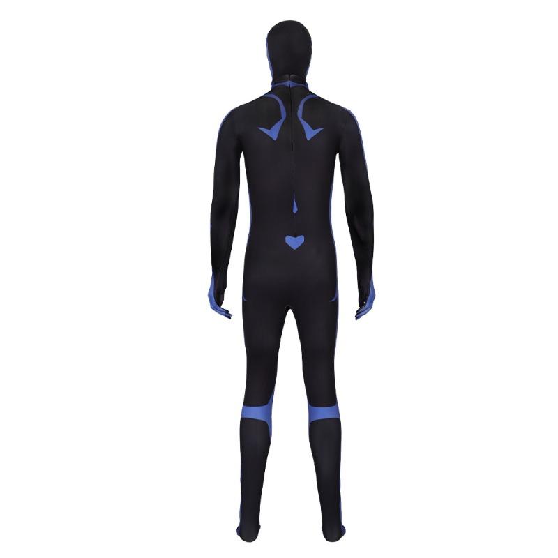 Halloween stage costumes man in black tights cosplay stage cos show costumes