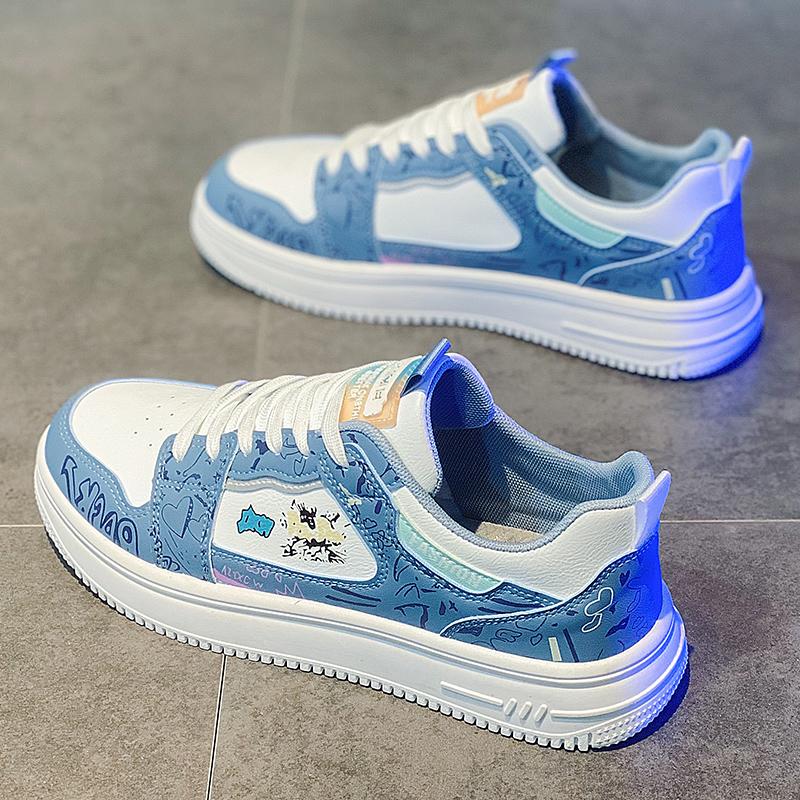 Herbst neue lässige flache Schuhe Studenten Low-Top Sports kleine weiße Trendschuhe