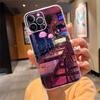 Phone Case Carcasa Funda For iPhone 17 Pro Max Air 16 15 14 13 Pro Max 15 16 Pro 15Plus Coffee Cafe night Aesthetic Case