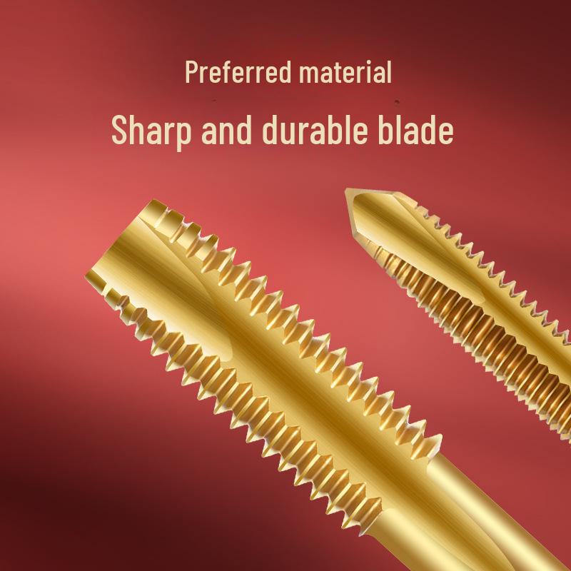 Tiangong 6542 Titanium-Plated Spiral Tap for Stainless Steel