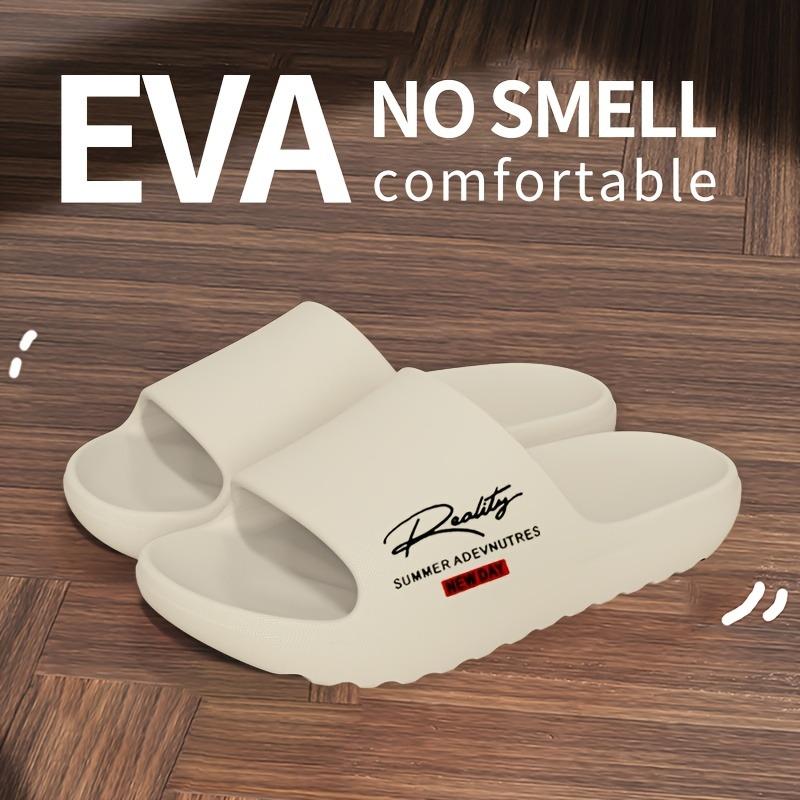 Men Summer Thick Sole Slide Slippers Casual Non Slip Indoor Outdoor Sandals