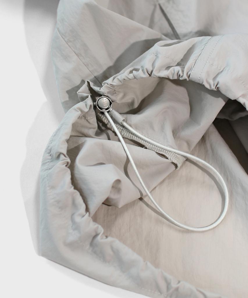Masmarulez Apparel Essential Two Way Light Windbreaker_Light Gray