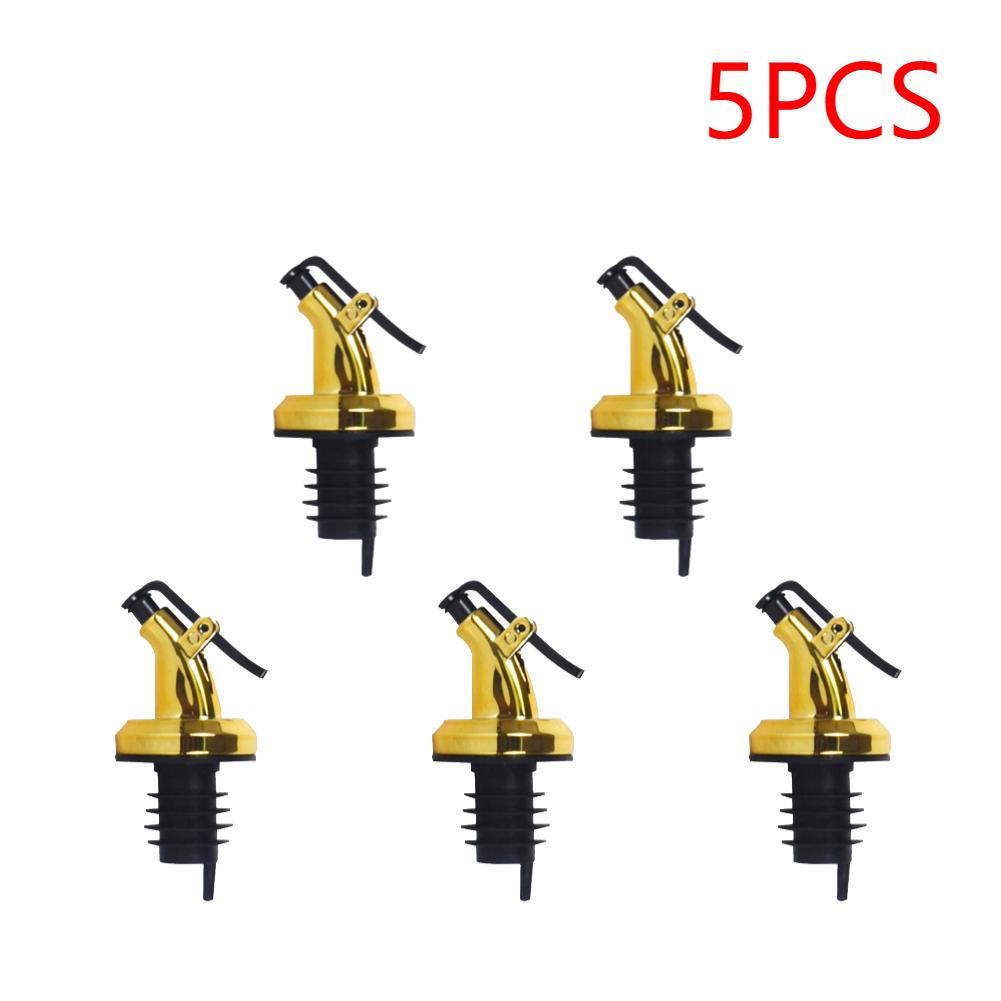 Leak-proof Oil Bottle Stopper Seal Lock Plug Food Grade Sauce Nozzle Liquor Dispenser Wine Pourer Kitchen SeasoningTools