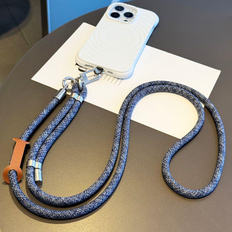 Cordão de Celular Transversal Ajustável com Clipe de Metal Durável e Alça Retrátil para Câmera Outdoor