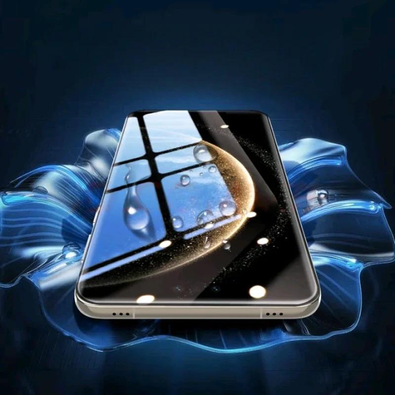 3 SZT. Szkło hartowane przezroczyste zakrzywione 3D anty-niebieskie dla huawei mate 70 pro + ochraniacz ekranu dla hauwei mate70 pro folia szklana pokrywająca