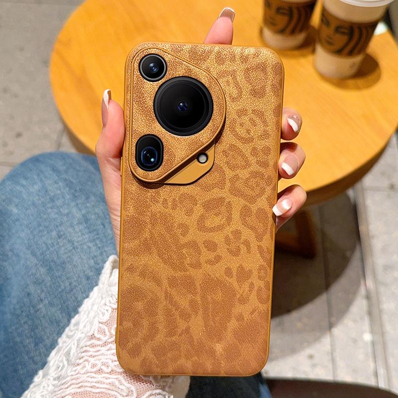 

Для Huawei Pura 70 Pura 70 Pro Pura 70 Ultra Прочный чехол для телефона с принтом леопарда Изготовлен из кожи Дикая красота For Pura 70 Pro