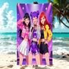 1pz Kawaii K-pop Idol Girl Group Telo da Spiaggia Microfibra Morbido Asciugatura Rapida Palestra Sportivo Asciugamano da Bagno per Bagno Nuoto Esterno