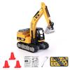 RC Forklift Truck Toys 1/64 Alloy Engineering Construction Vehicles Model Sound Light Collection Forklift Decoration Toy for Kid