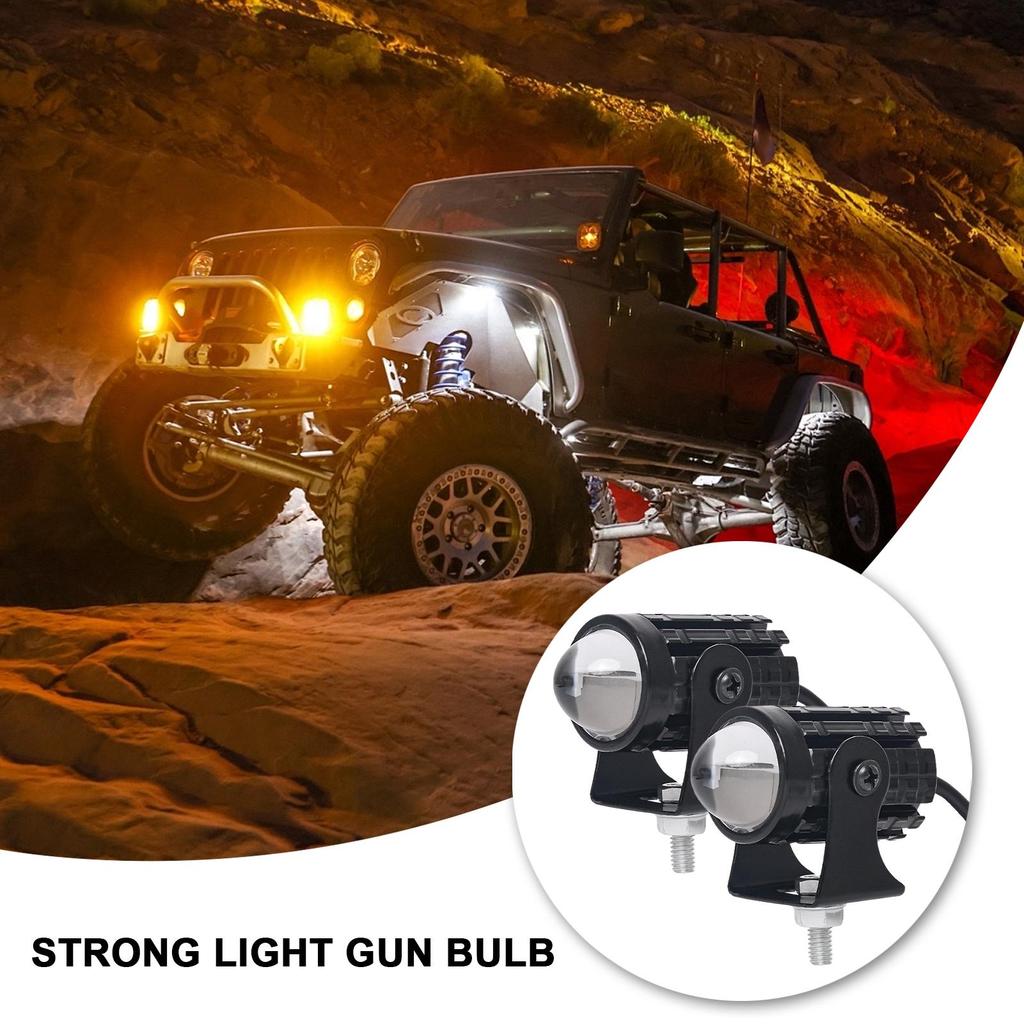 Motorcycle Head Light Waterproof Cycling Lamp Motorbike LED Long Light For Rider Night Riding ATV Dark Road Commuting Nighttime