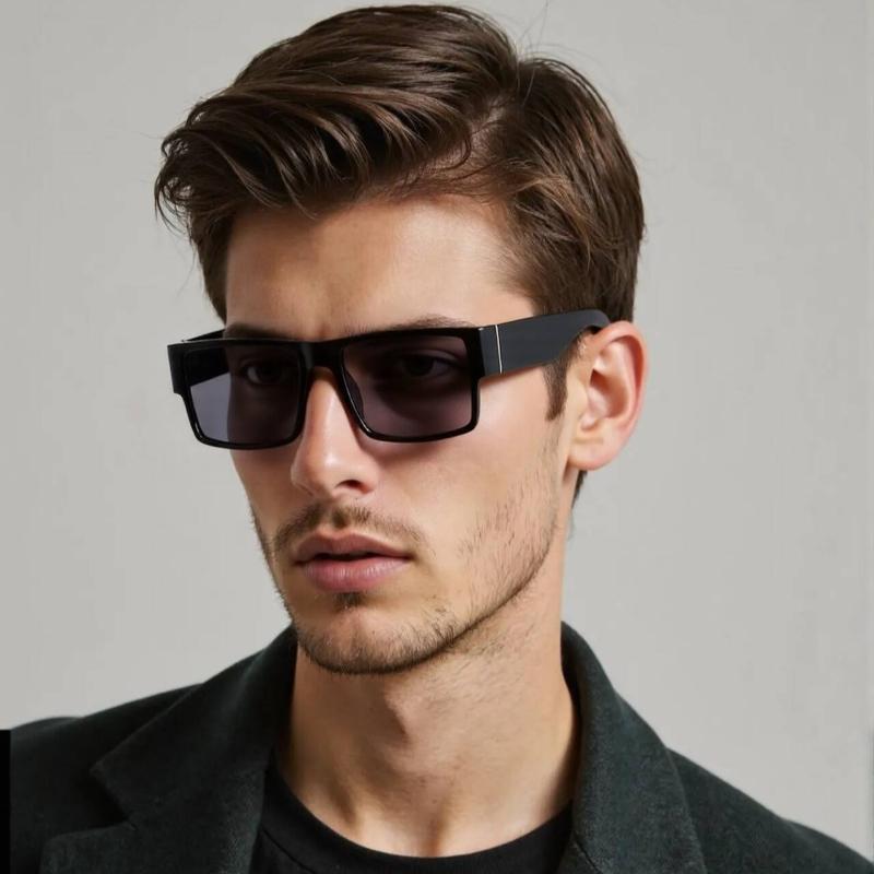 Polarized 2pcs Sets Fashion Square Brand Sunglasses Men Women Classical Black Driving Fishing Sun Glasses UV400 Eyewear