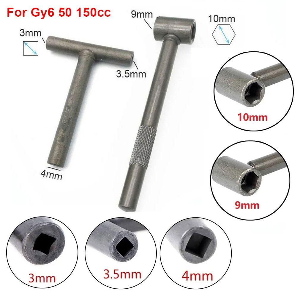 2Pcs/Set Carbon Steel Motorcycle Valve Tappet Adjustment Kit T Spanner  Motorcycle Scooter Accessory