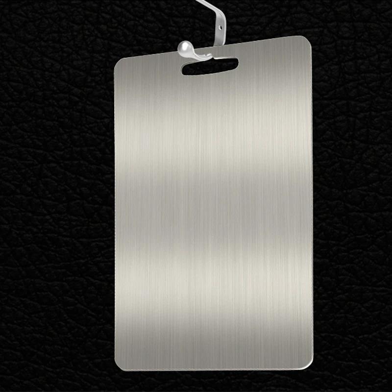 Edelstahl Hackblock Leicht zu reinigendes Schneidebrett Obst Gemüse Fleisch Hackbrett Praktisches Küchenwerkzeug