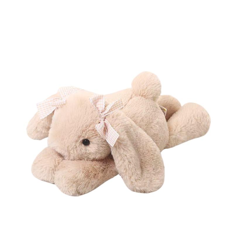 Simulated Shy Rabbit Doll Stuffed Plush Toy Cartoon Anime Cute Pillow Pillow Pillow Children's Birthday Gift Fun Doll