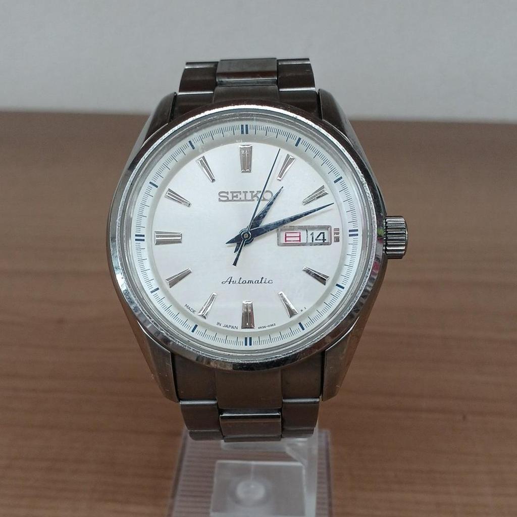 Used SEIKO Silver Automatic Condition C PRESAGE SARY055 4R36-03H0