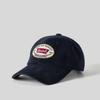 Human & Cat FFOUND Crest of Arms Corduroy Ball Cap_NAVY