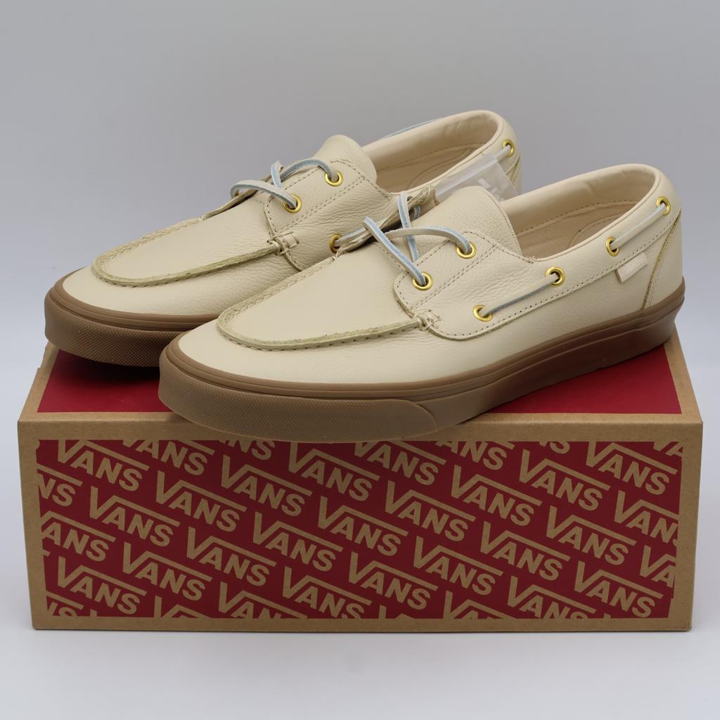 VN000Z11TAN Vans 2 Eyelet Boat Shoe Leather Tan (Men's)