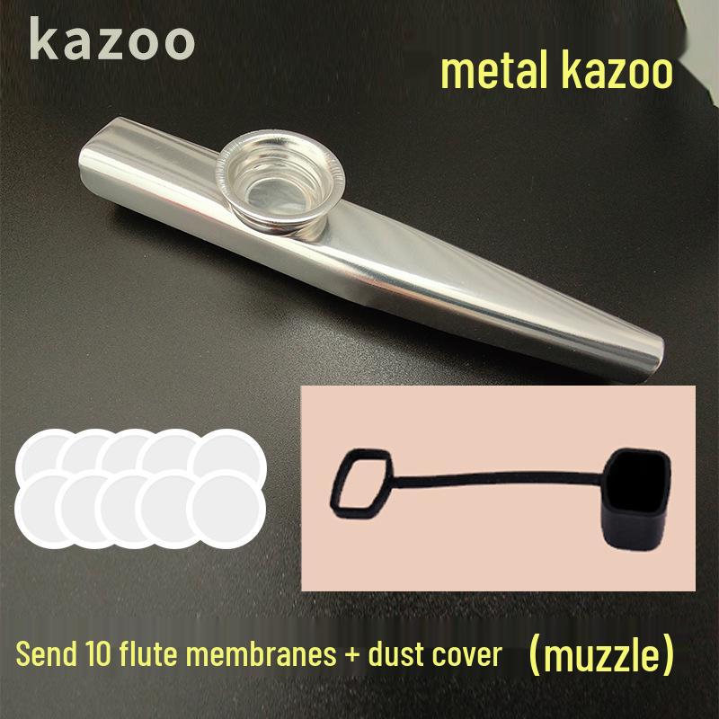 Metal Kazoo Cross-border Musical Instrument Gift Trumpet Saxophone Diaphragm