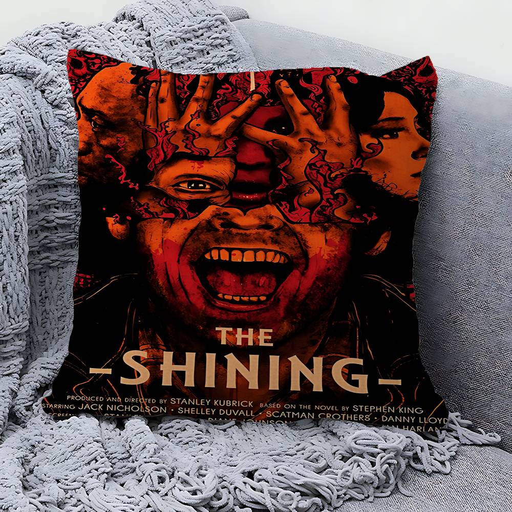 Horror Movie The Shining Pillow Covers Cartoon Sofa Decorative Home Double-sided Printing Short Plush Cute Cushion Cover