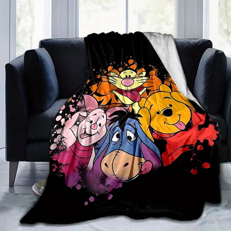 1pc, Disney Winnie The Pooh Friends Throw Blanket Soft & Cozy Blanket for Couch, Bed, Travel, Camping, Car, Beach, Office Nap Perfect Gift
