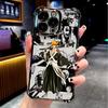 Luxury Anime Cool BLEACHS Plating Phone Case For Xiaomi Redmi A3 14C 13C 12C K50 A1 Note 14 13 12 11 10 Pro Plus 4G 5G Anti Fall