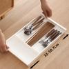 Adjustable Flatware Tray Cutlery Holder Silverware Drawer Organizer Expandable Cutlery Organizer Utensil Tray For Kitchen