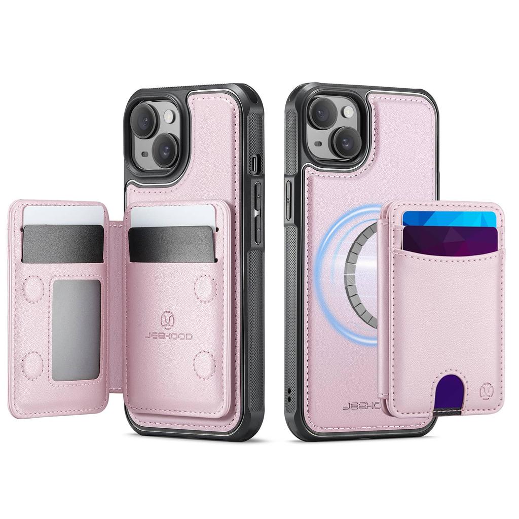 For iPhone 15/14/13/12/11 Pro Max X XS XR XS Max SE 2025 Case Wallet with Magnetic, RFID Blocking Card Holder 2 in 1 Detachable