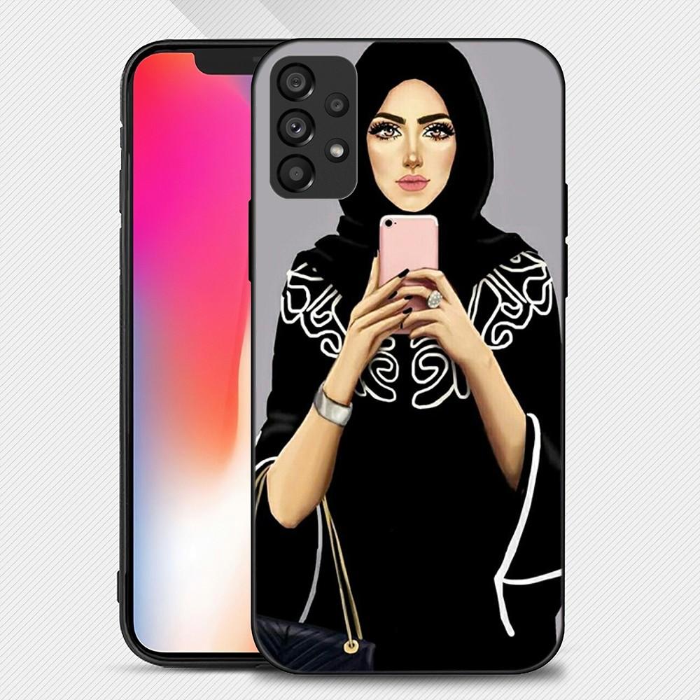 

Мусульманский исламский арабский хиджаб лицо грил глаза Коран чехол для телефона Samsung Galaxy S22 S23 Ultra S21 S20 FE Plus Note 20 мягкий чехол Samsungs20UlTRA
